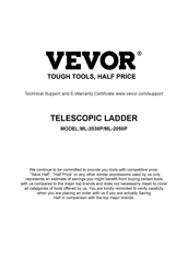 Vevor ML-2038P Bedienungsanleitung