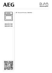 AEG BEK43511XB Benutzerinformation