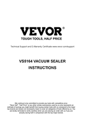 Vevor VS5164 Anweisungen