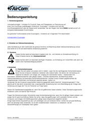 Aircom R3000 Bedienungsanleitung