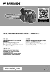 Parkside PBBPS 700 A2 Originalbetriebsanleitung