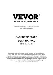 VEVOR BJJ-6510 Benutzerhandbuch