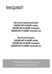 exquisit GS295-NF-H-040E inoxlook Gebrauchsanweisung