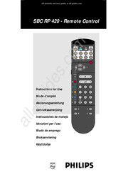 Philips SBC RP 420 Bedienungsanleitung
