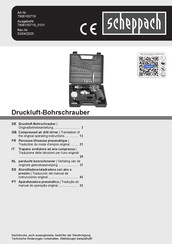 Scheppach 7906100719 Originalbetriebsanleitung