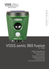 VOSS VOSS.sonic 360 fusion Bedienungsanleitung