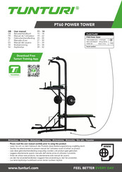 Tunturi PT60 Power Tower Benutzerhandbuch