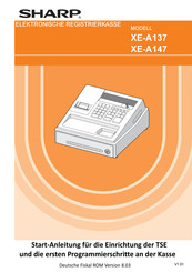 Sharp XE-A137 Anleitung