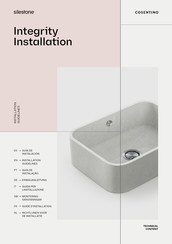 Cosentino silestone Integrity Einbauanleitung