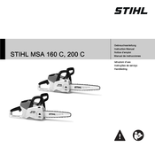 Stihl MSA 160 C-BQ Gebrauchsanleitung