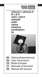 Bosch+Sohn boso clinicus II Gebrauchsanweisung