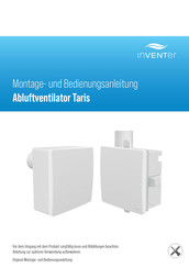 Inventer Taris Montage- Und Bedienungsanleitung