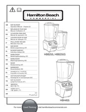 Hamilton Beach HBH455 Bedienungsanleitung
