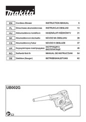 Makita UB002G Betriebsanleitung