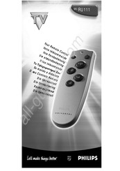 Philips SBCRU111 Bedienungsanleitung