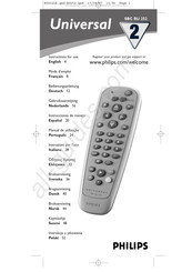 Philips SBCRU252/00H Bedienungsanleitung