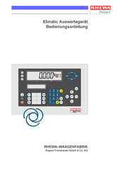 Rhewa 83matic Bedienungsanleitung