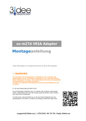 3Idee ox-m27d Montageanleitung