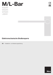 Nice LBAR Installations- Und Bedienungsanleitung