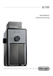 DeLonghi KG79 Gebrauchsanweisung