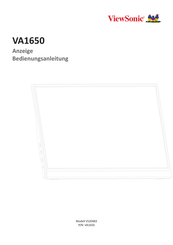 ViewSonic VS20483 Bedienungsanleitung