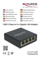 Delock 62966 Bedienungsanleitung