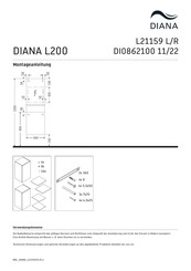 Diana L200 L21159 L Montageanleitung