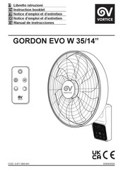 Vortice GORDON EVO W 35/14 Bedienungsanleitung