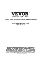 Vevor F1210 Bedienungsanleitung