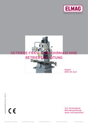 Elmag MFB 45 GLH Betriebsanleitung