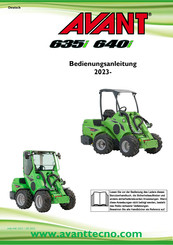 Avant 635i Bedienungsanleitung