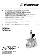 Elektrogas EVRM6NC4A Bedienungsanleitung