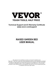 Vevor GM66010-180X90X60 Benutzerhandbuch