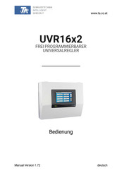 Technische Alternative UVR16x2 Bedienungsanleitung