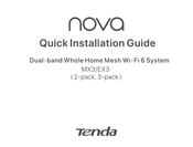 Tenda nova MX3 Kurzanleitung Zur Installation