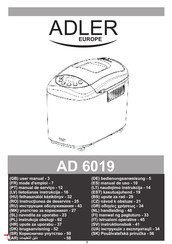 Adler europe AD 6019 Bedienungsanweisung