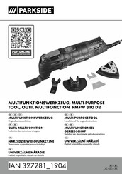 Parkside PMFW 310 D2 Originalbetriebsanleitung