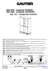 Gautier AUDACE D52 Montageanleitung