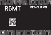 Rgmt Demolition Bedienungsanleitung