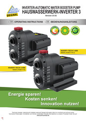 profi-pumpe INVERT-TECH 3-550 Bedienungsanleitung