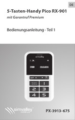 simvalley MOBILE Pico RX-901 Bedienungsanleitung