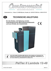 Centrometal PelTec II Lambda 18 Technische Anleitung