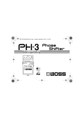 Boss PH-3 Bedienungsanleitung