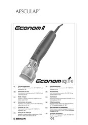 Aesculap BRAUN Econom II Gebrauchsanweisung