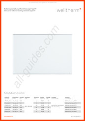 Welltherm HT0606 0011 Bedienungsanleitung