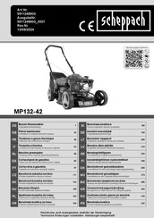 Scheppach MP132-42 Originalbetriebsanleitung