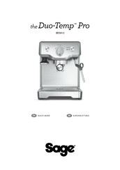 Sage Duo-Temp Pro BES810 Kurzanleitung
