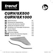 TREND CURV/8X500 Übersetzung Der Originalanleitung