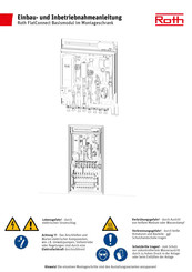 Roth 1135009213 Einbau- Und Inbetriebnahmeanleitung