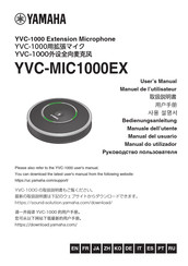 Yamaha YVC-1000 Bedienungsanleitung